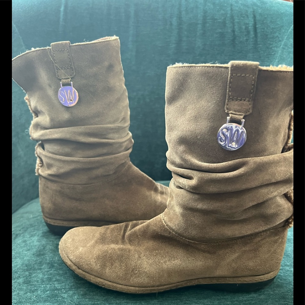 Stuart Weitzman 6.5  Boots shearling suede